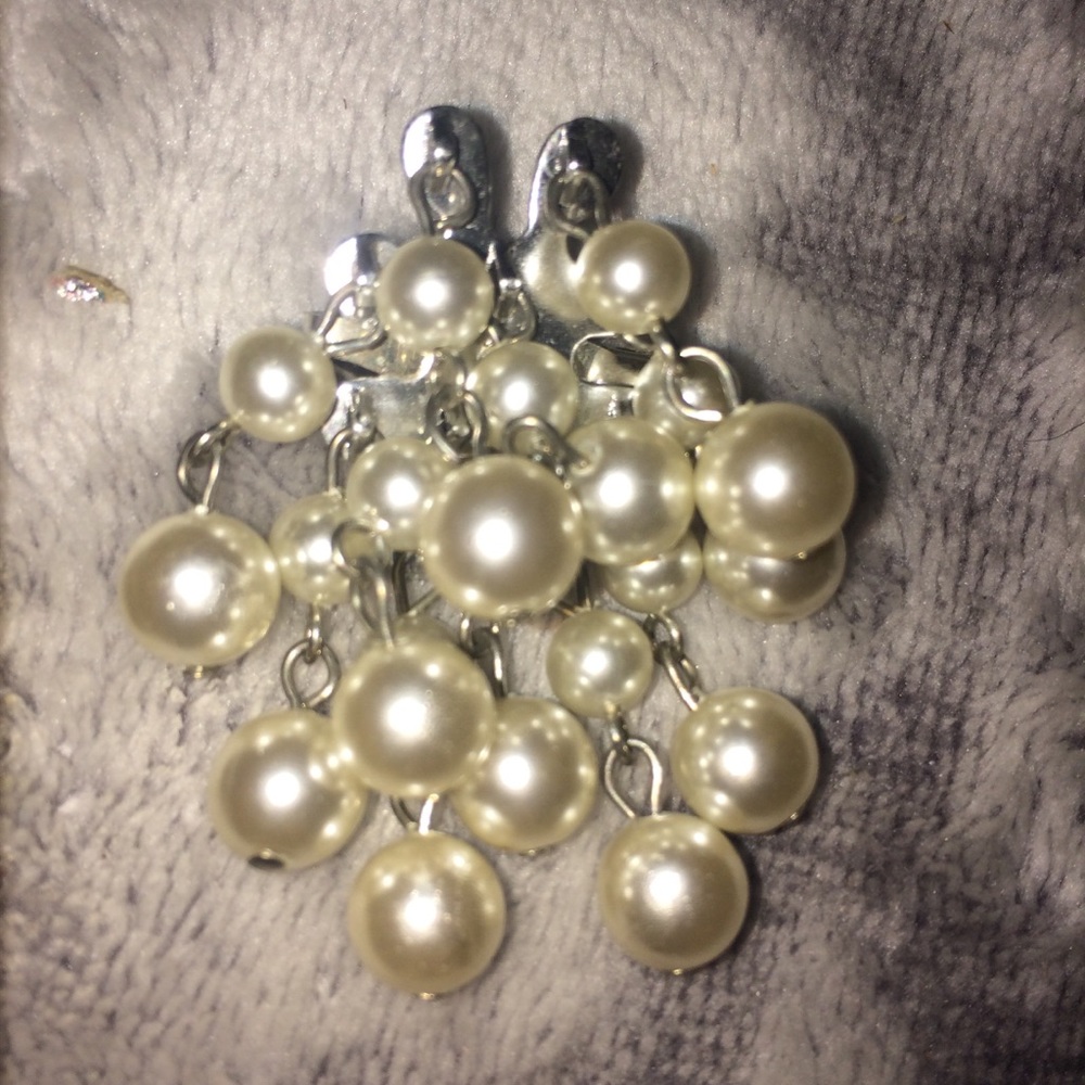 Antique pearl brooch